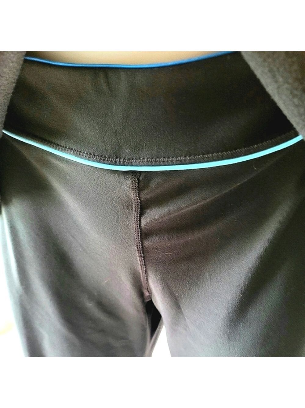 Plus Size XL (16 - 18) Nike Fit Dry Black Flare Leggings